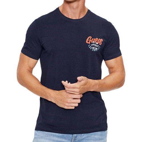Abbigliamento Uomo T-shirt & Polo Guess G-M3BI29J1314 Blu