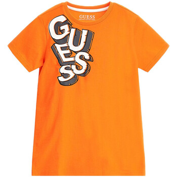 Abbigliamento Bambino T-shirt & Polo Guess G-L3BI15I3Z14 Arancio
