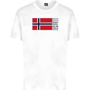 Abbigliamento Uomo T-shirt maniche corte Norway NOR836012 Bianco