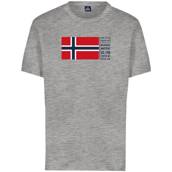 Abbigliamento Uomo T-shirt maniche corte Norway NOR836012 Grigio