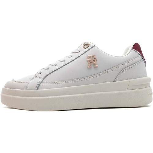 Scarpe Donna Sneakers Tommy Hilfiger Th Elevated Court Sn Bianco