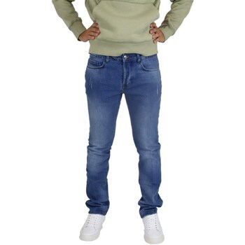Abbigliamento Uomo Pantaloni 5 tasche Richmond X UMP2318JET8 Blu