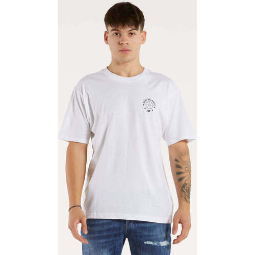 Abbigliamento Uomo T-shirt maniche corte New Balance t-shirt girocollo bianca Bianco