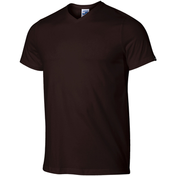 Abbigliamento Uomo T-shirt maniche corte Joma Versalles Short Sleeve Tee Marrone