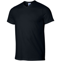 Abbigliamento Uomo T-shirt maniche corte Joma Versalles Short Sleeve Tee Nero
