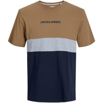 Abbigliamento Uomo T-shirt maniche corte Jack & Jones  Marrone