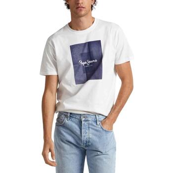 Abbigliamento Uomo T-shirt maniche corte Pepe jeans  Bianco