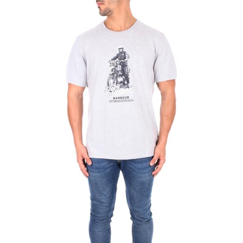 Abbigliamento Uomo T-shirt maniche corte Barbour MTS1209 MTS Bianco