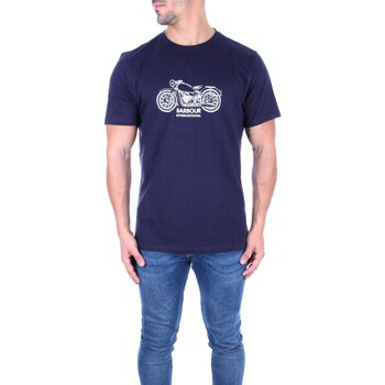 Abbigliamento Uomo T-shirt maniche corte Barbour MTS1201 MTS Blu