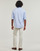 Abbigliamento Uomo Camicie maniche lunghe Polo Ralph Lauren CHEMISE AJUSTEE COL BOUTONNE EN OXFORD MESH PIQUE Blu / Bianco