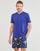 Abbigliamento Uomo T-shirt maniche corte Polo Ralph Lauren T-SHIRT AJUSTE COL V EN COTON Blu