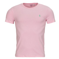 Abbigliamento Uomo T-shirt maniche corte Polo Ralph Lauren T-SHIRT AJUSTE EN COTON Rosa
