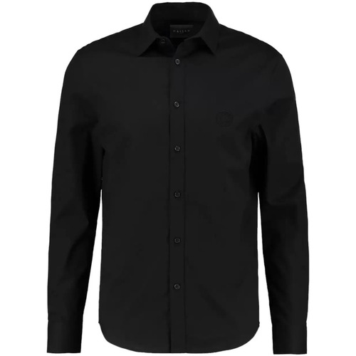 Abbigliamento Uomo Camicie maniche lunghe GaËlle Paris camicia nera da uomo Nero