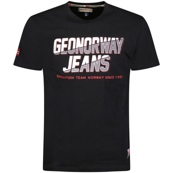 Abbigliamento Uomo T-shirt maniche corte Geo Norway SX1046HGNO-BLACK Nero