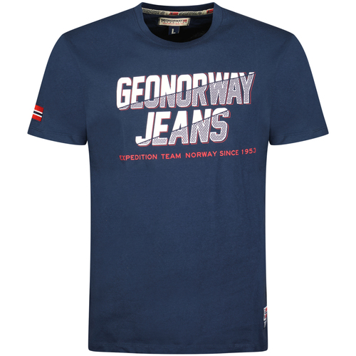 Abbigliamento Uomo T-shirt maniche corte Geo Norway SX1046HGNO-NAVY Marine