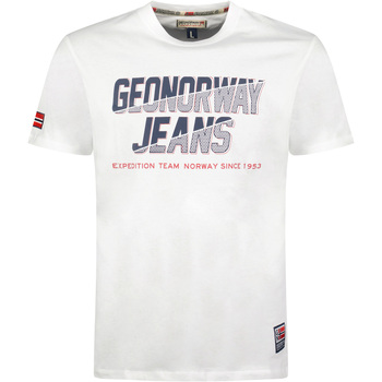 Abbigliamento Uomo T-shirt maniche corte Geo Norway SX1046HGNO-WHITE Bianco