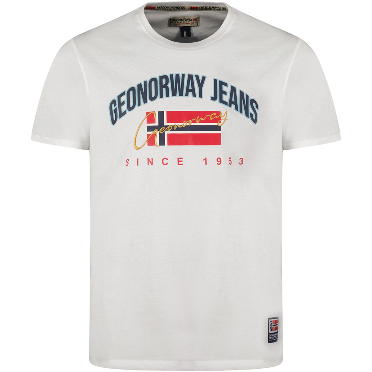 Abbigliamento Uomo T-shirt maniche corte Geo Norway SX1052HGNO-WHITE Bianco