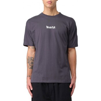 Abbigliamento Uomo T-shirt & Polo Disclaimer T-Shirt Con Logo Sul Retro Grigio