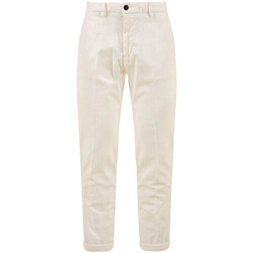 Abbigliamento Uomo Jeans Liu Jo Panta Chino Caprivelvet Bianco Bianco