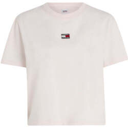 Abbigliamento Donna T-shirt & Polo Tommy Hilfiger T-Shirt e Polo Donna  DW0DW15640 TJ9 Rosa Rosa