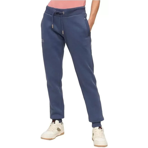 Abbigliamento Donna Pantaloni da tuta Superdry Essential Blu