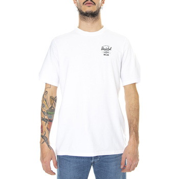 Abbigliamento Uomo T-shirt & Polo Herschel Cotton Ex Mil Bwh Bianco