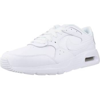 Scarpe Uomo Sneakers Nike SC LEATHER Bianco