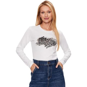 Abbigliamento Donna T-shirts a maniche lunghe Liu Jo  Bianco