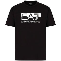 Abbigliamento Uomo T-shirt maniche corte Emporio Armani EA7 T-Shirt Uomo Train Visibility Stretch Nero