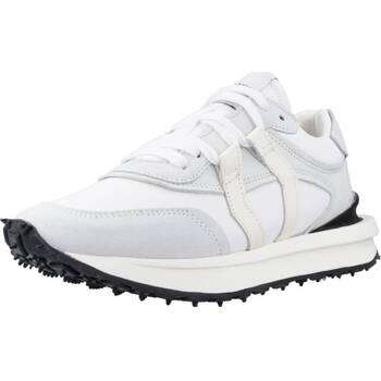 Scarpe Sneakers Mikakus 018 WHITE LEATHER Bianco