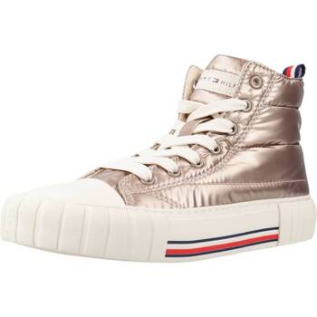 Scarpe Bambina Sneakers basse Tommy Hilfiger HIGH TOP LACE-UP SNEAKER Rosa