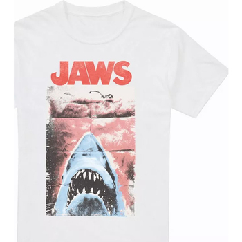 Abbigliamento Uomo T-shirts a maniche lunghe Jaws Punk Bianco
