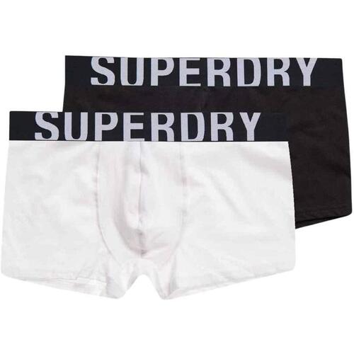 Abbigliamento Uomo Camicie maniche lunghe Superdry  Bianco