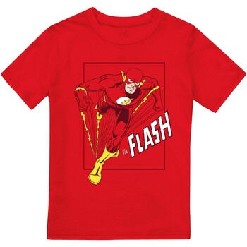 Abbigliamento Bambino T-shirts a maniche lunghe The Flash Race Time Rosso