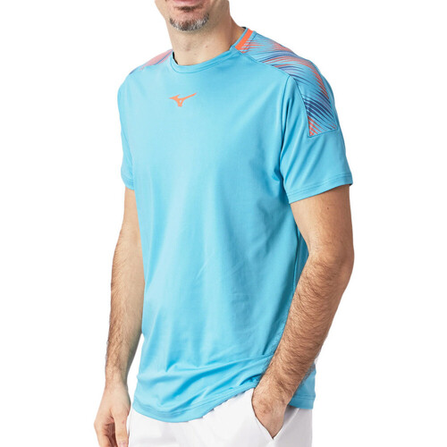 Abbigliamento Uomo T-shirt & Polo Mizuno 62GAA002-22 Blu