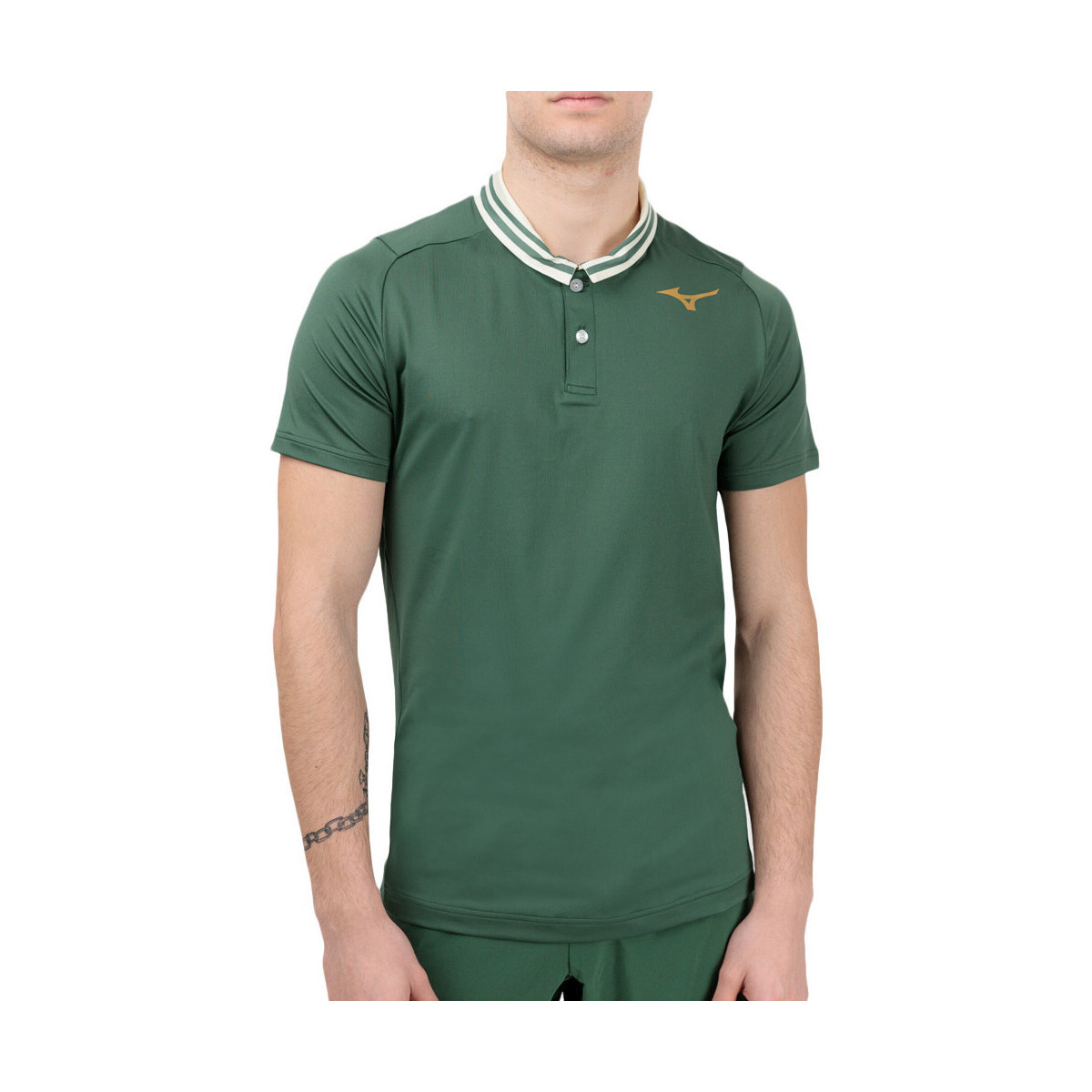Abbigliamento Uomo T-shirt & Polo Mizuno 62GAA004-37 Verde