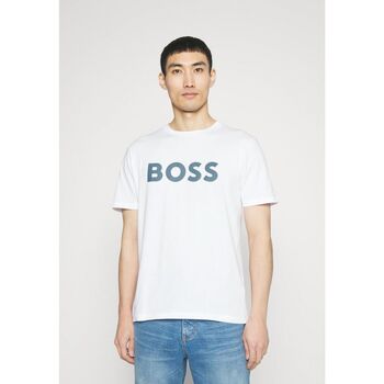 Abbigliamento Uomo T-shirt maniche corte BOSS 50481923 2000000365442 Bianco