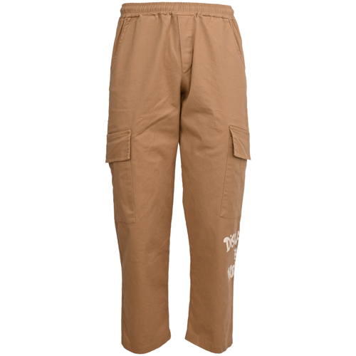 Abbigliamento Uomo Pantaloni Disclaimer 23ids54026-brown Beige