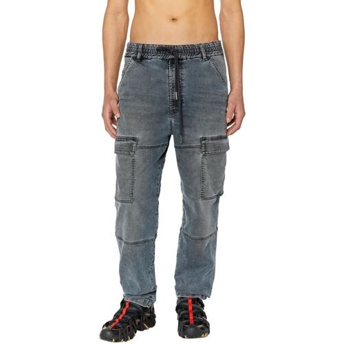 Abbigliamento Uomo Jeans Diesel D-KROOLEY-CARGO JOGG A09731-068EZ-02 Grigio