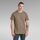 Abbigliamento Uomo T-shirt & Polo G-Star Raw D23690 B287 ESSENTIAL PIQUET-273 TURF Marrone