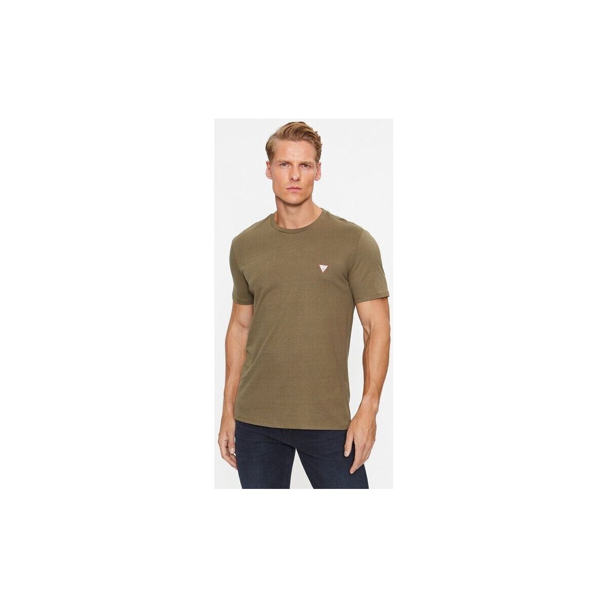 Abbigliamento Uomo T-shirt & Polo Guess M2YI36 I3Z14 - CORE TEE-G8K2 DESERT GREEN Verde