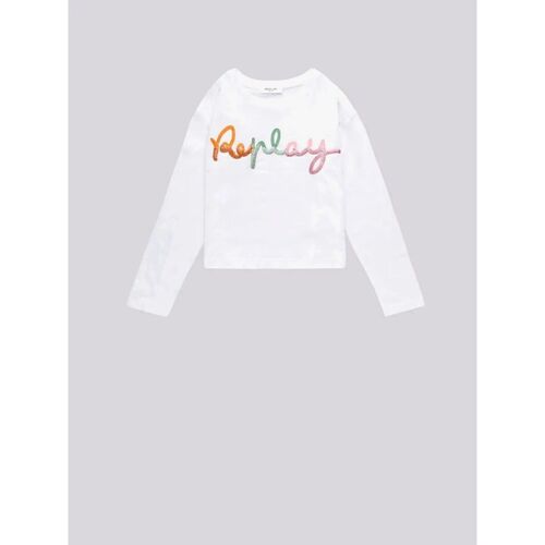 Abbigliamento Bambina T-shirt & Polo Replay SG7149.051.23162-001 Bianco