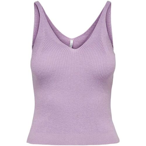 Abbigliamento Donna Top / T-shirt senza maniche Only 15207059 LINA-ORCHID BLOOM Rosa