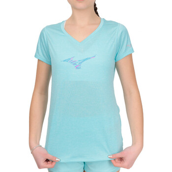 Abbigliamento Donna T-shirt maniche corte Mizuno J2GAA207-23 Blu