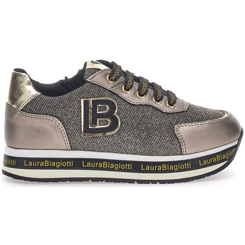 Scarpe Bambina Sneakers Laura Biagiotti 8711 Marrone