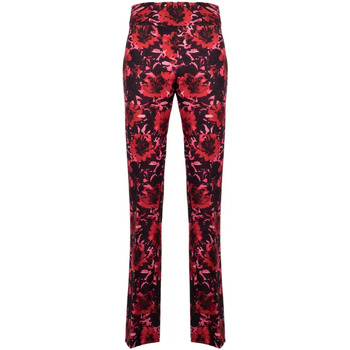 Abbigliamento Donna Pantaloni GaËlle Paris pantaloni a fiori Rosso