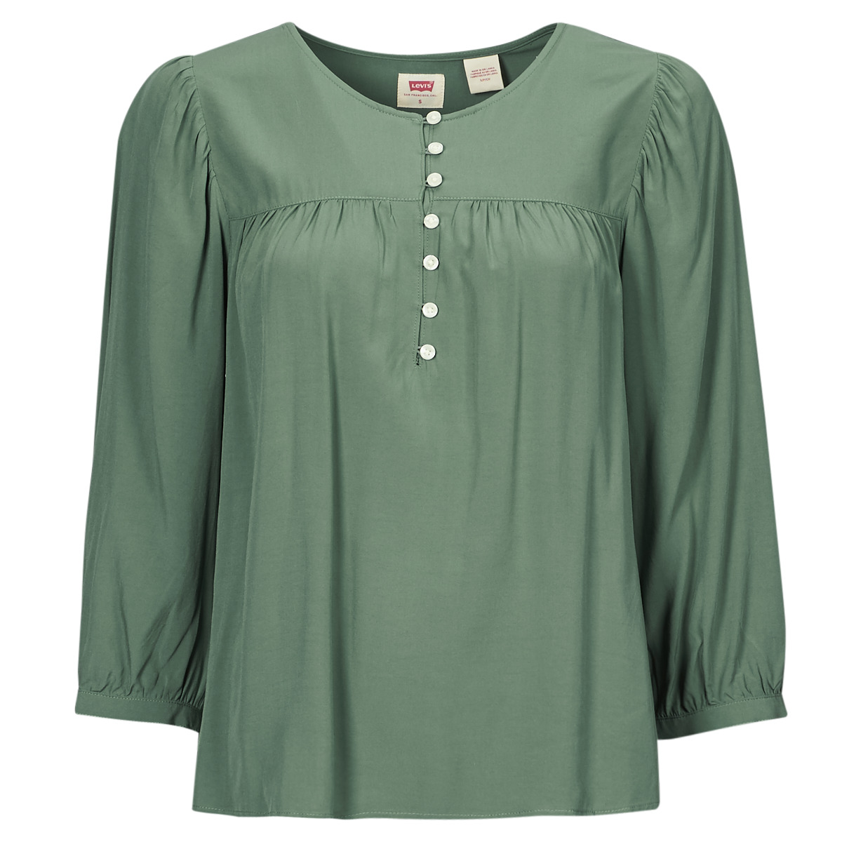 Abbigliamento Donna Camicie Levi's HALSEY 3/4 SLV BLOUSE Verde