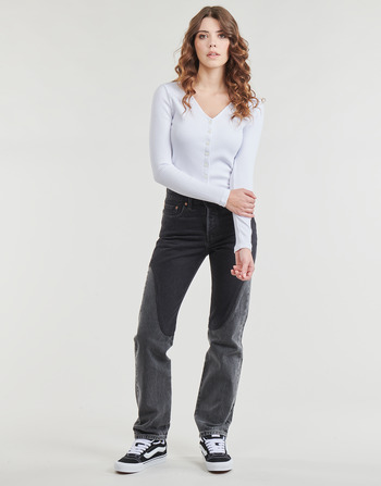 Abbigliamento Donna Jeans dritti Levi's 501® ORIGINAL CHAPS Off / Thé / Ranch