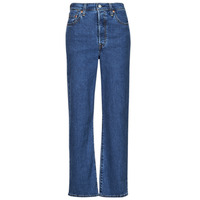 Abbigliamento Donna Jeans dritti Levi's RIBCAGE STRAIGHT ANKLE Lightweight Blu