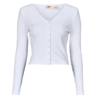 Abbigliamento Donna T-shirts a maniche lunghe Levi's MONICA LS Bianco